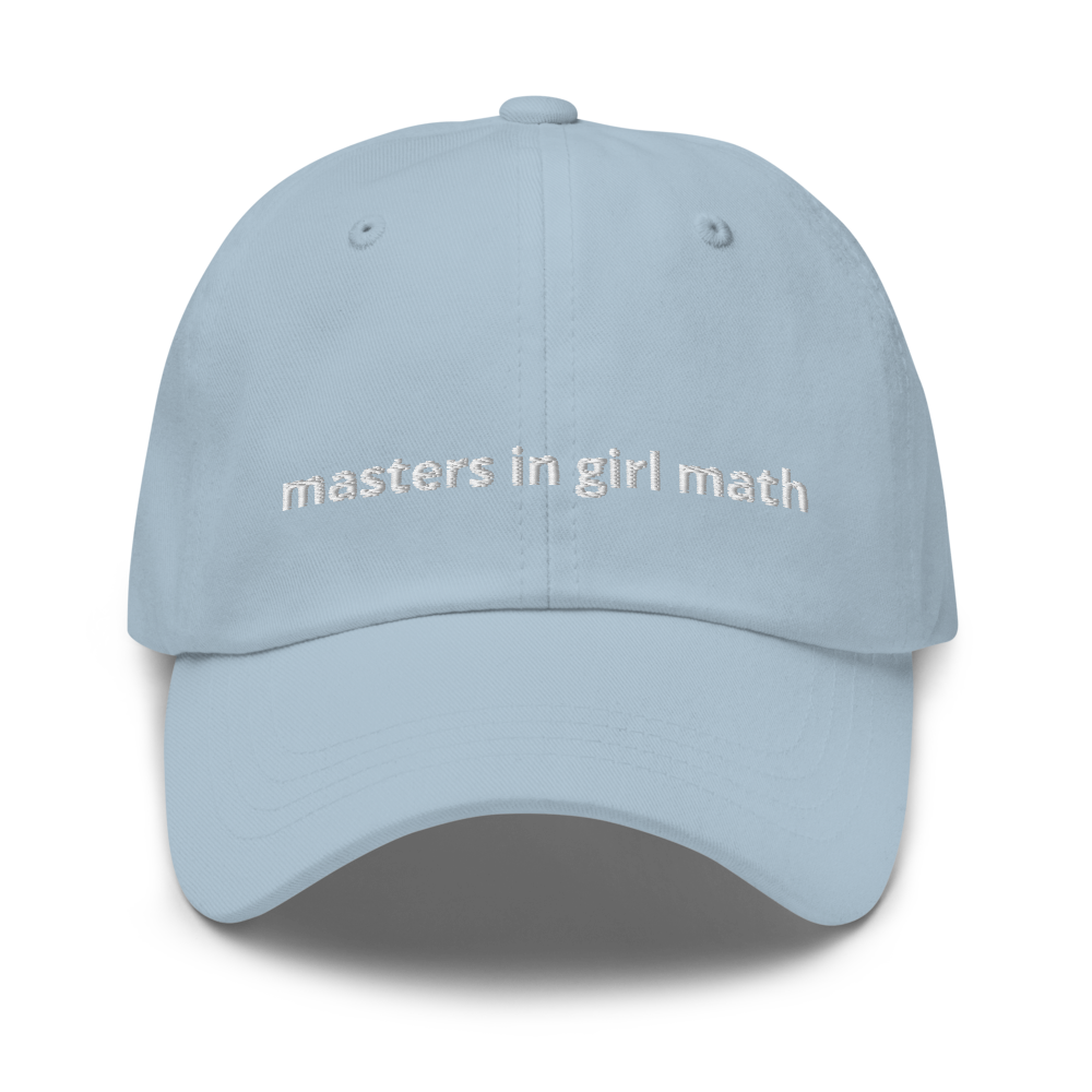 CASQUETTE GIRL MATH